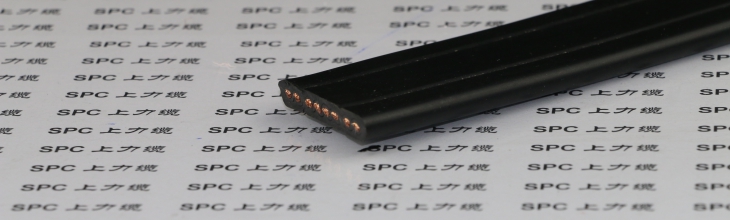 ​YFFBG-OF带光纤行车扁电缆钢丝加强型_生产各种型号扁电缆_SPC上力厂家直销